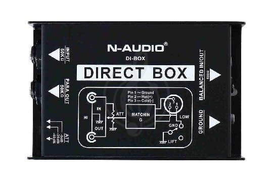 DI-box N-Audio DI-1 - Преобразователь сигнала для гитары, ди-бокс, пассивный - фото 1